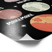 宇宙系太陽の矮星子供へ フォトプリント            (角)