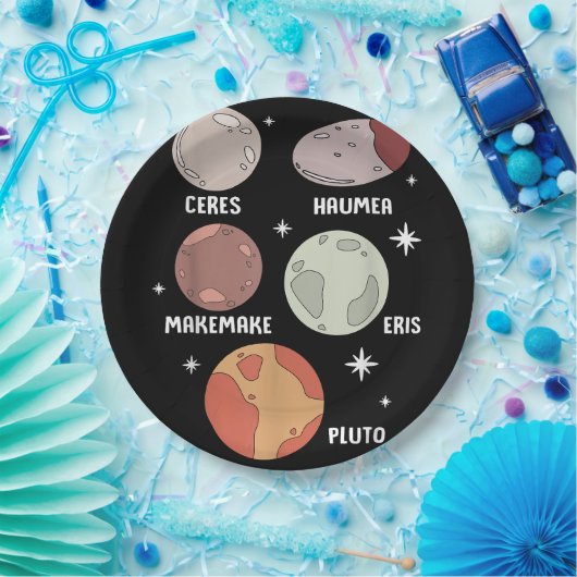 宇宙系太陽の矮星子供へ ペーパープレート (パーティー)