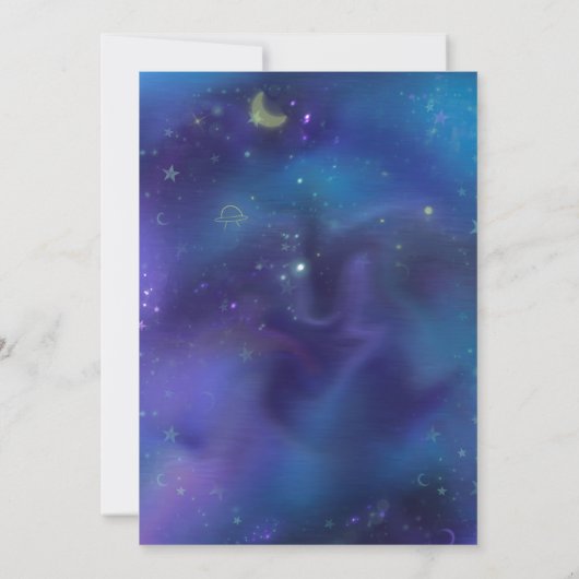 宇宙級に素敵な 招待状 (裏面)