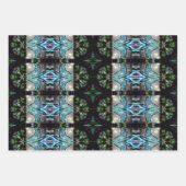 宇宙級の抽象的なデザイン ラッピングペーパーシート (正面)