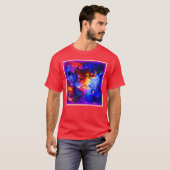 宇宙素晴らしの色。買今 Tシャツ (正面フル)