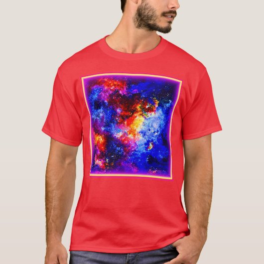 宇宙素晴らしの色。買今 Tシャツ (正面)
