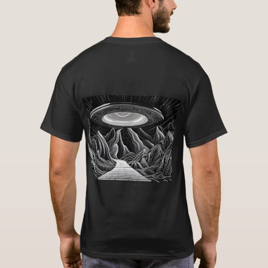 宇宙紡績機 Tシャツ (裏面)