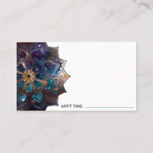 宇宙紫曼荼羅マッサージセラピー 名刺 (裏面)