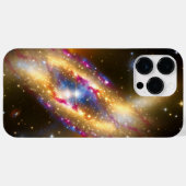 宇宙紫色の青い星が夜銀河を爆発 Case-Mate iPhoneケース (裏面 (横))