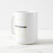 宇宙経済 - 未来は地球の向こうに コーヒーマグカップ (正面左)