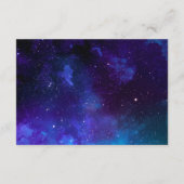 宇宙結婚の願いは順調だ。夜星。宇宙 エンクロージャーカード (裏面)