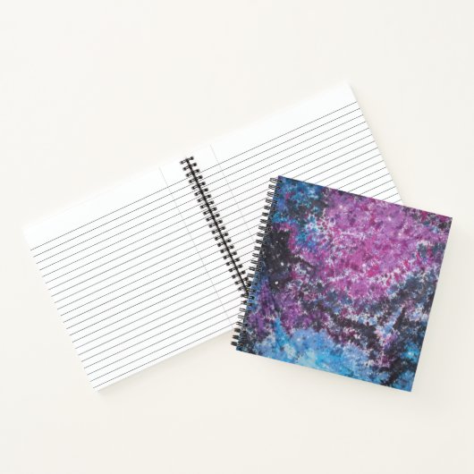 宇宙絞り染め ノートブック (内部)