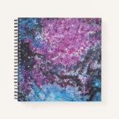 宇宙絞り染め ノートブック (正面)
