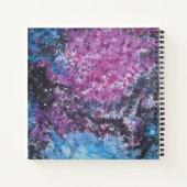 宇宙絞り染め ノートブック (裏面)