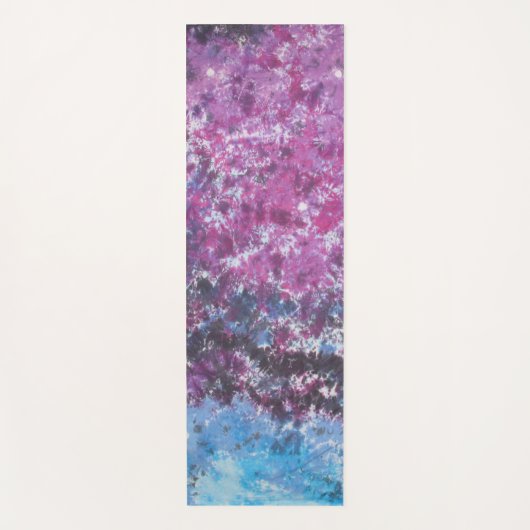 宇宙絞り染め ヨガマット (正面)