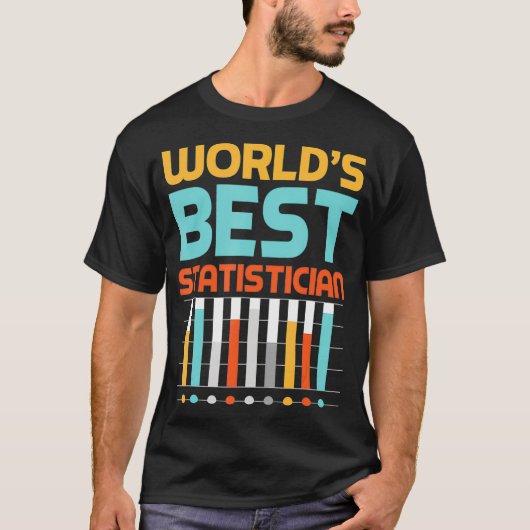 宇宙統計学最高の学統計数学 Tシャツ (正面)