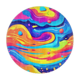 宇宙絵を描渦 カッティングボード