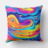 宇宙絵を描渦 クッション (裏面)