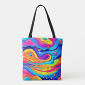 宇宙絵を描渦 トートバッグ (裏面)