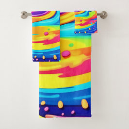 宇宙絵を描渦 バスタオルセット