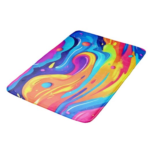 宇宙絵を描渦 バスマット (アングル)