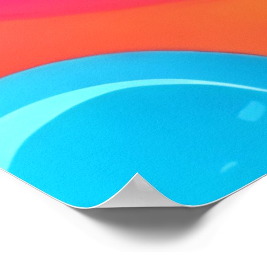 宇宙絵を描渦 ポスター (角)