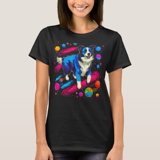 宇宙縁どコリードッグ Tシャツ (正面)