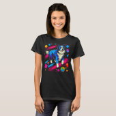 宇宙縁どコリードッグ Tシャツ (正面フル)