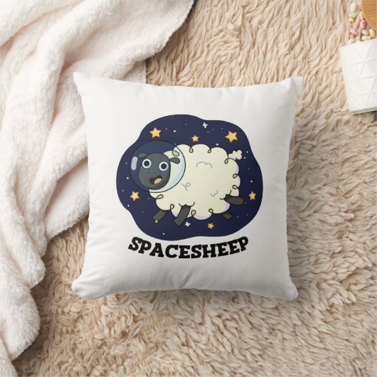 宇宙羊おもしろい宇宙飛行士プン クッション (ブランケット)