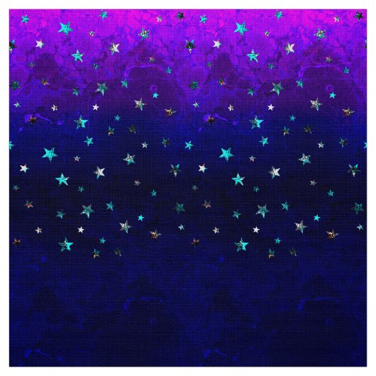 宇宙美しい銀河系ナイトスター画像 ファブリック (見本)