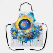宇宙美しい エプロン (正面)