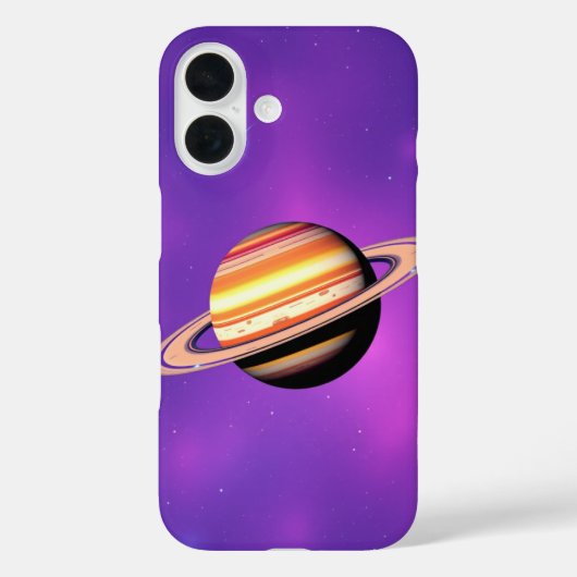 宇宙美しい：土星の穏やかな輝き Case-Mate iPhoneケース (裏面)