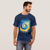 宇宙美しい Tシャツ (正面フル)