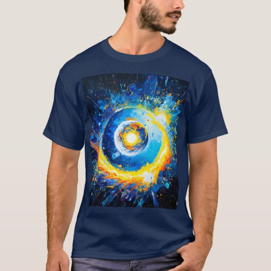 宇宙美しい Tシャツ (正面)