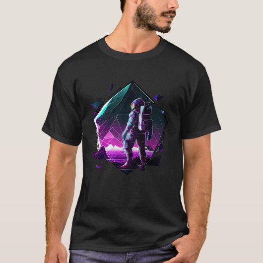 宇宙美波の宇宙飛行士 Tシャツ (正面)