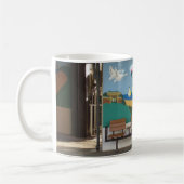 宇宙羽咋駅エイリアン石川県 コーヒーマグカップ (左)