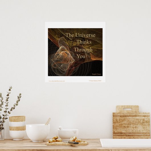 宇宙考えは ポスター (キッチン)