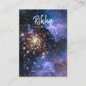 宇宙耳飾り名刺 名刺 (正面)