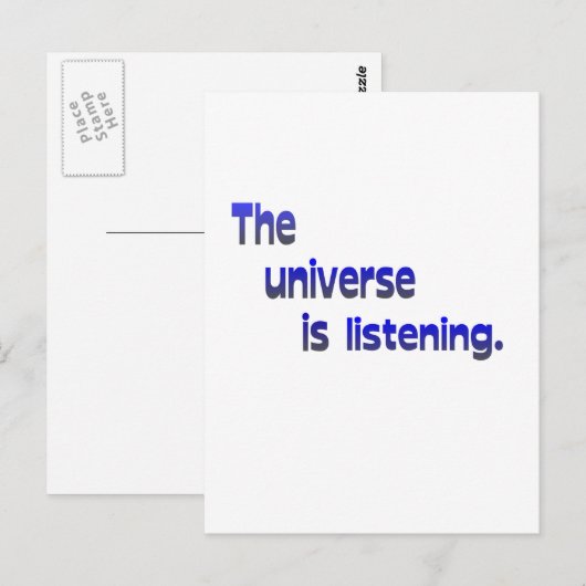 宇宙聞は ポストカード (正面/裏面)