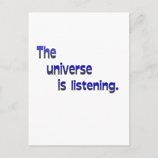 宇宙聞は ポストカード (正面)