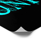 宇宙聞へスターズ蓮の月サンアート ポスター (角)