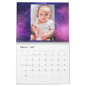 宇宙背景天空カスタムの写真 カレンダー (2月 2027)