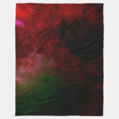 宇宙背景 フリースブランケット (正面)