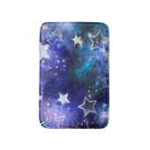 宇宙背景（星付き） バスマット (正面縦)