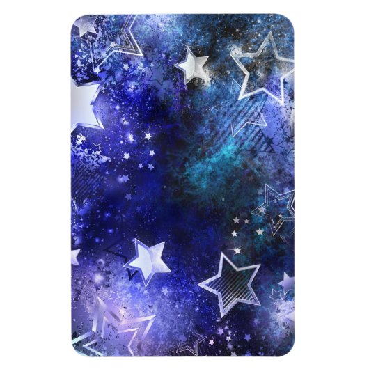 宇宙背景（星付き） マグネット (縦)