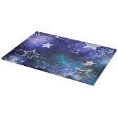 宇宙背景（星） カッティングボード (角)