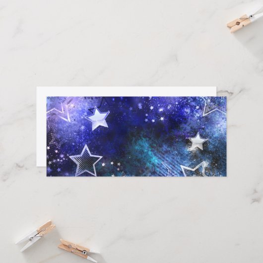 宇宙背景（星） カード (正面/裏面インサイチュ)