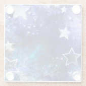 宇宙背景（星） ガラスコースター (裏面)