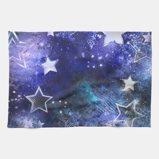宇宙背景(星) キッチンタオル (横)