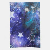 宇宙背景(星) キッチンタオル (縦)