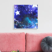 宇宙背景（星） キャンバスプリント (インサイチュ (リビング))