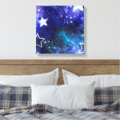 宇宙背景（星） キャンバスプリント (インサイチュ (寝室))