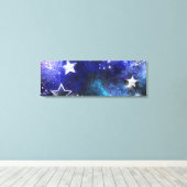 宇宙背景（星） キャンバスプリント (インサイチュ (ウッドフロア))