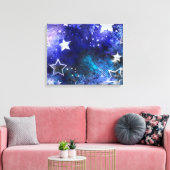 宇宙背景（星） キャンバスプリント (インサイチュ (リビング))